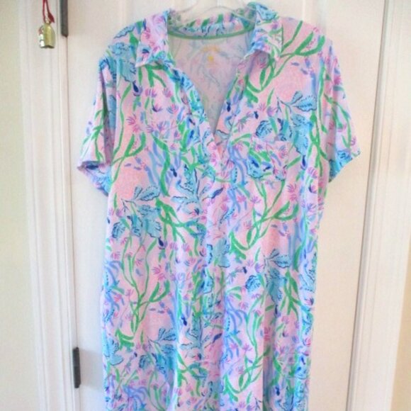 Lilly Pulitzer UPF 50+ Dune Dress in Women's Xtra Large - Picture 1 of 12